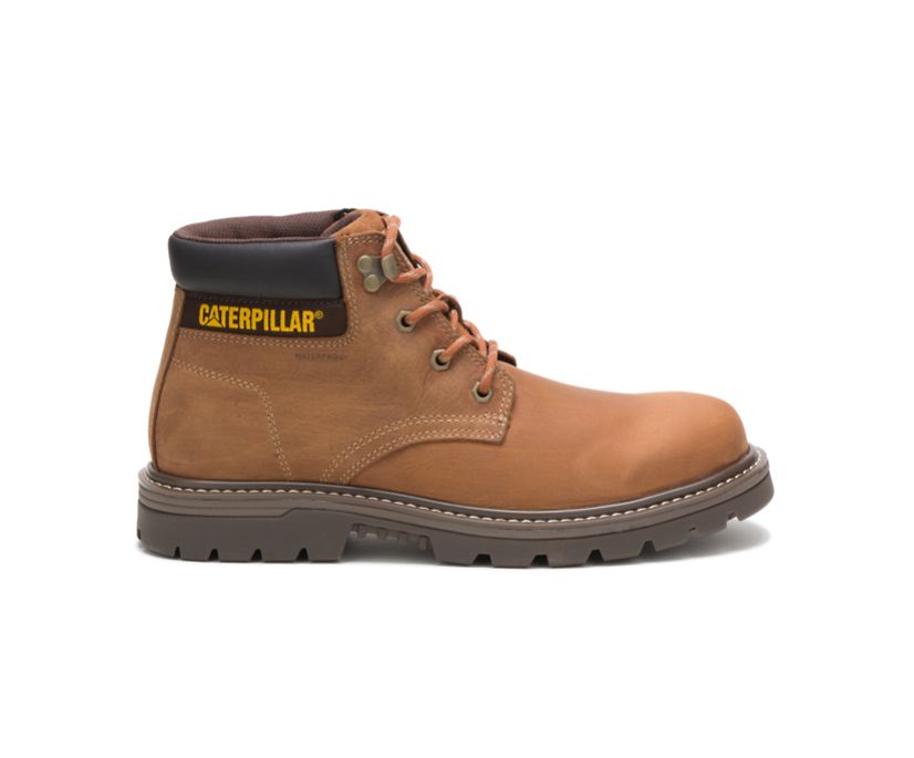 Caterpillar Outbase Waterproof - Sicherheitsstiefel Herren Braun - Schweiz UGIK-97842